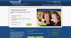 Desktop Screenshot of concealedweaponins.com